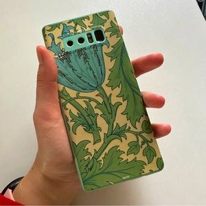 Samsung Galaxy Note 8 case William Morris vintage blue floral